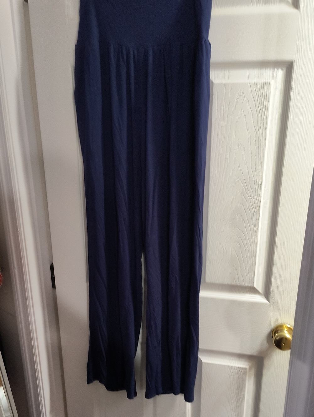 Ododos Navy Wide-Leg Pants